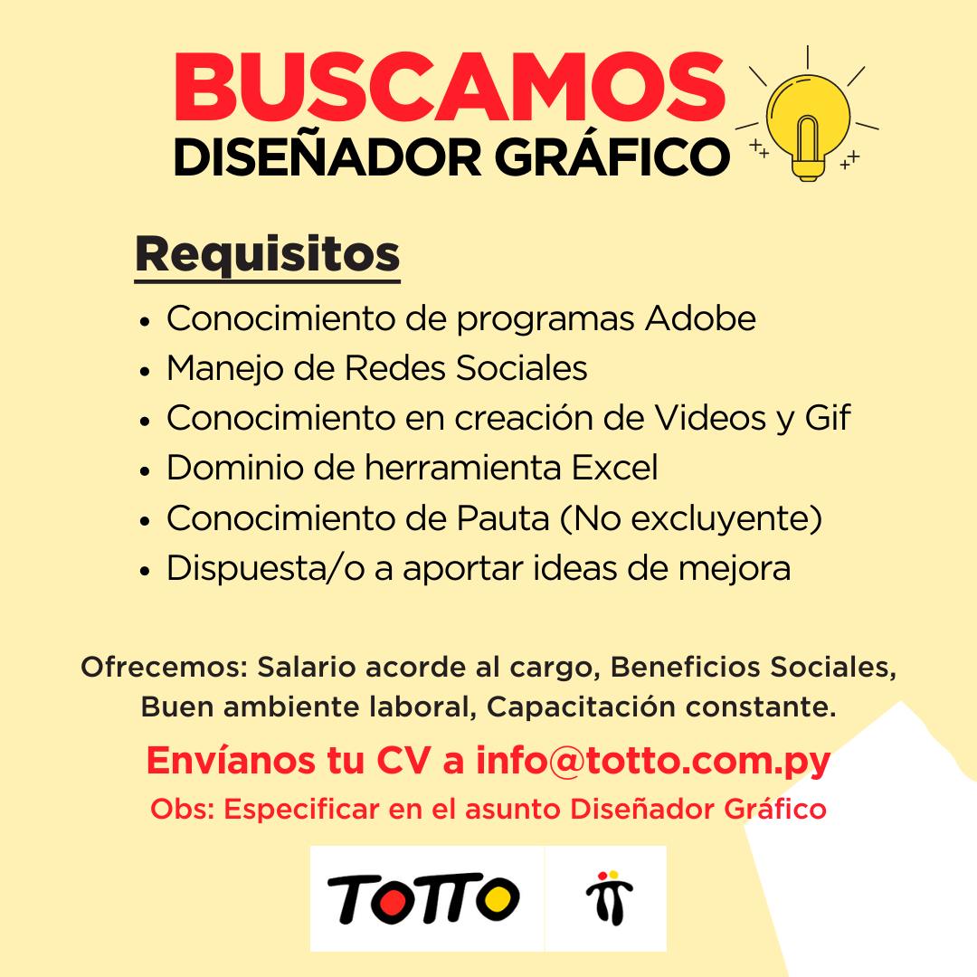 Oferta Laboral Para Dise Ador A Gr Fico A En Paraguay