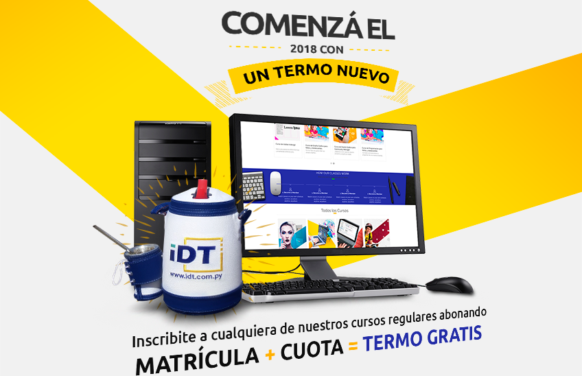 Volvió la Promo de TERMOS GRATIS en IDT ¡Aprovechá hoy!
