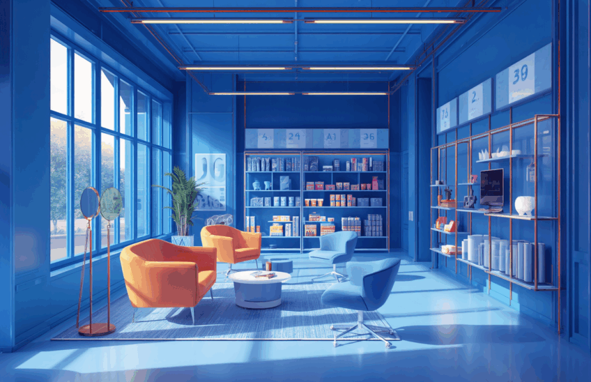 local de ventas de azul interior (peso de la imagen menor a 300kb)